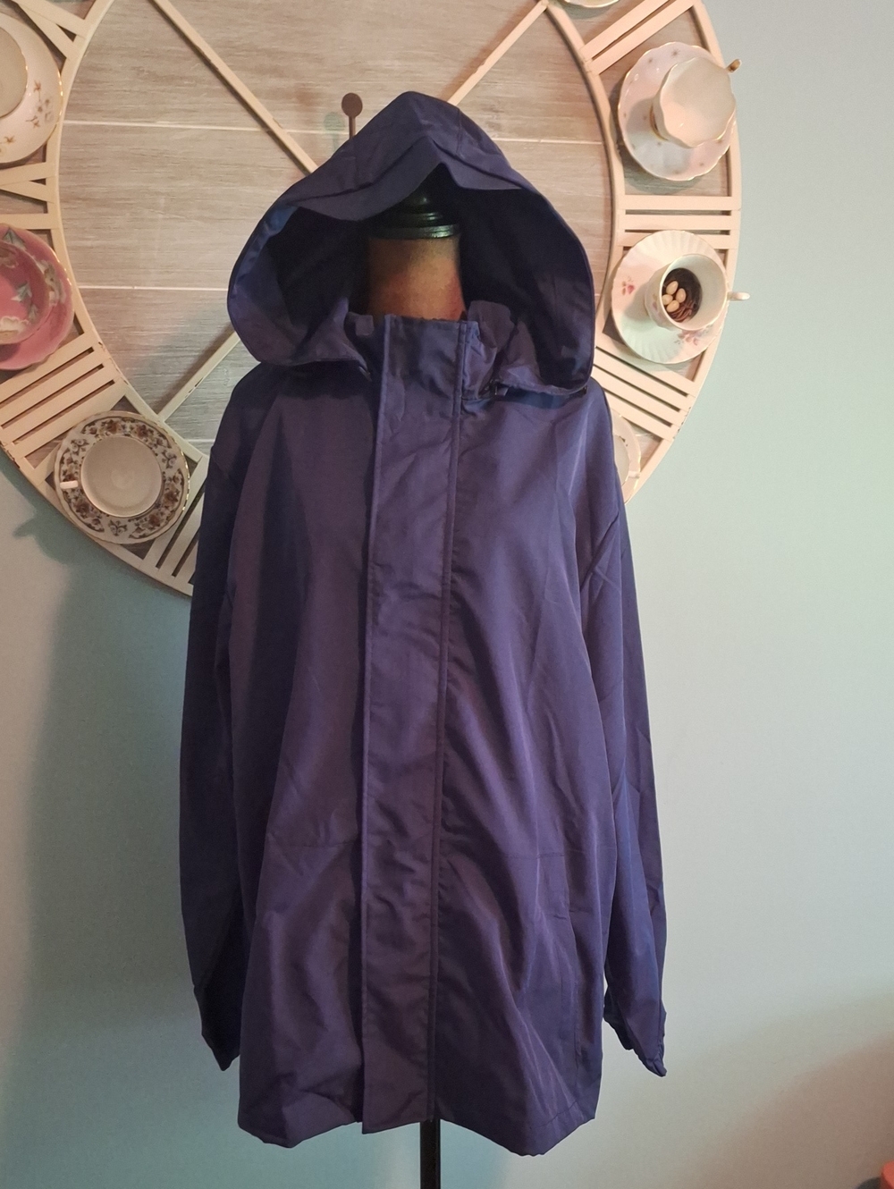 Navy Rain Repellent Jacket- Brand New W/ Tags